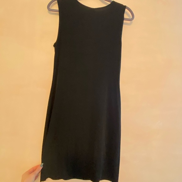 simple black shift dress
